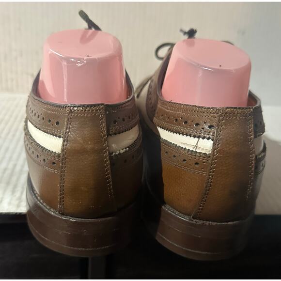 VTG 50's Jarman “The Ranger” Brown White Longwing Size 7.5 D Vibram Oxford Rare! - Picture 5 of 9